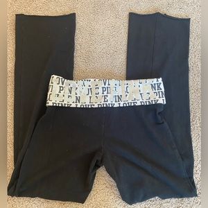 COPY - VS PINK Fold-over Flared Leggings